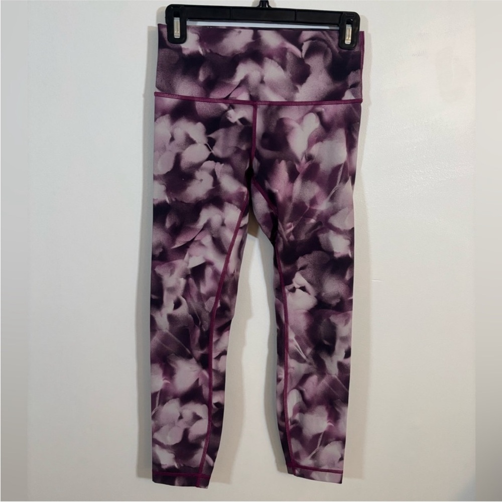 lululemon athletica Purple Patterned Leggings